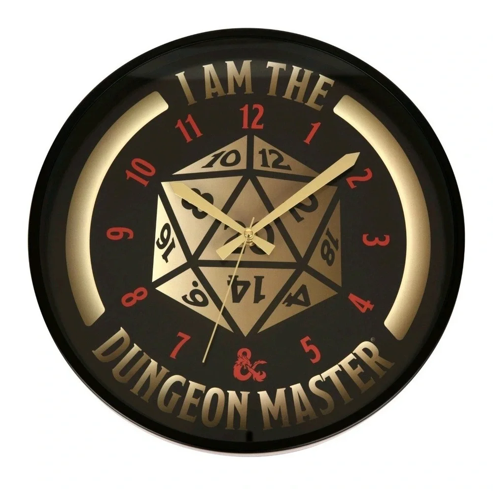 Dungeons & Dragons I Am The Dungeon Master Wall Clock Multi-Color